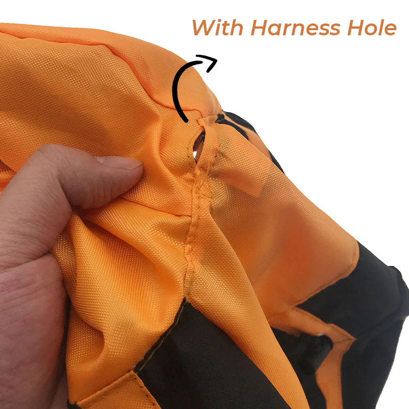 Oxford Fabric Waterproof Dog Full-Cover Raincoat with Legs and Hood - Image 6