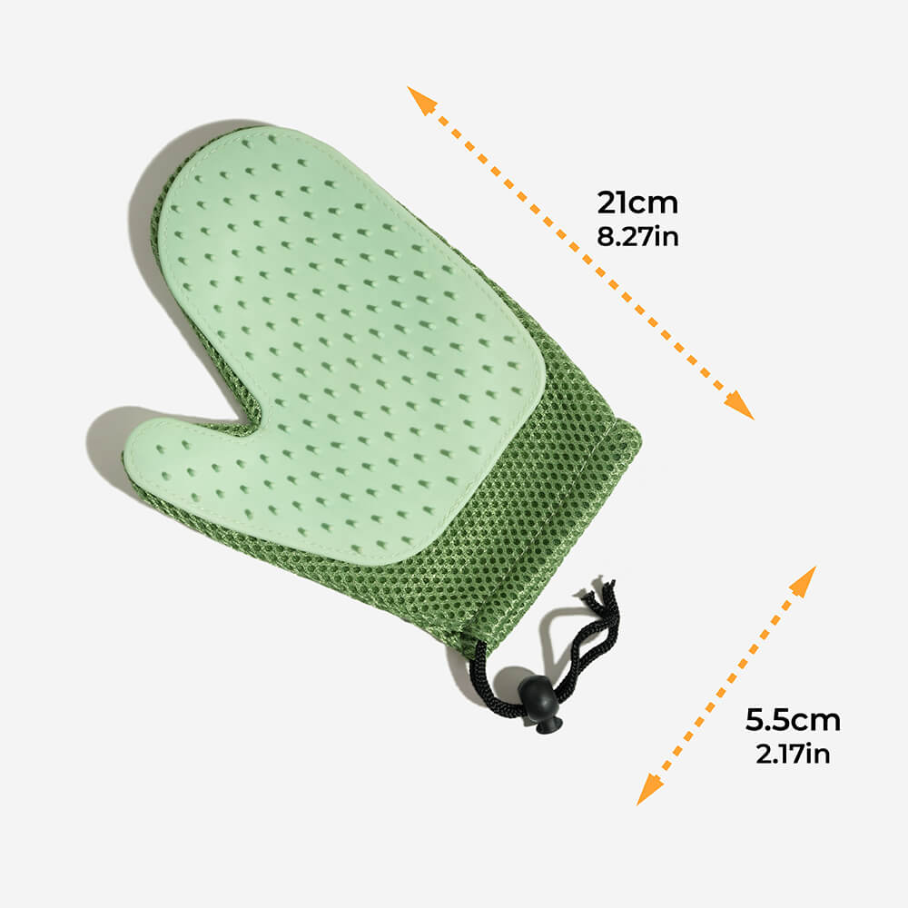 Pet Grooming Glove - Silicone Double Sides Pet Floating Brush - Image 7
