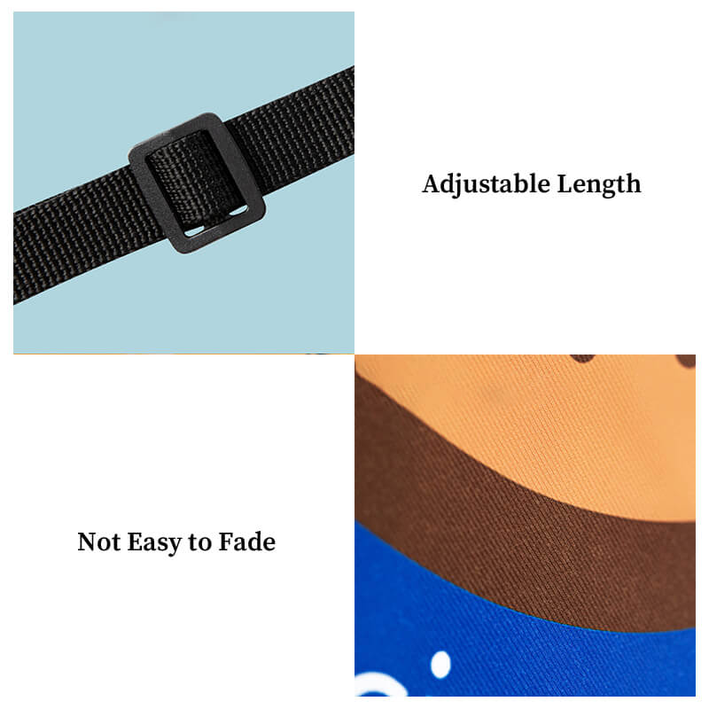 Pet Neckerchief Waterproof Cool Dog Accessories Drool Bib-Sausage - Image 4