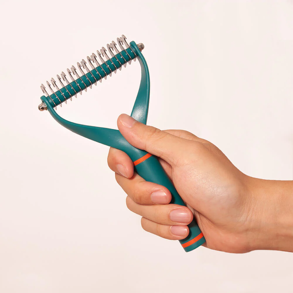 Pet Safe Dematting Comb Rake - Double Sided Blades - Image 7