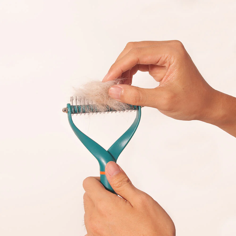 Pet Safe Dematting Comb Rake - Double Sided Blades - Image 3