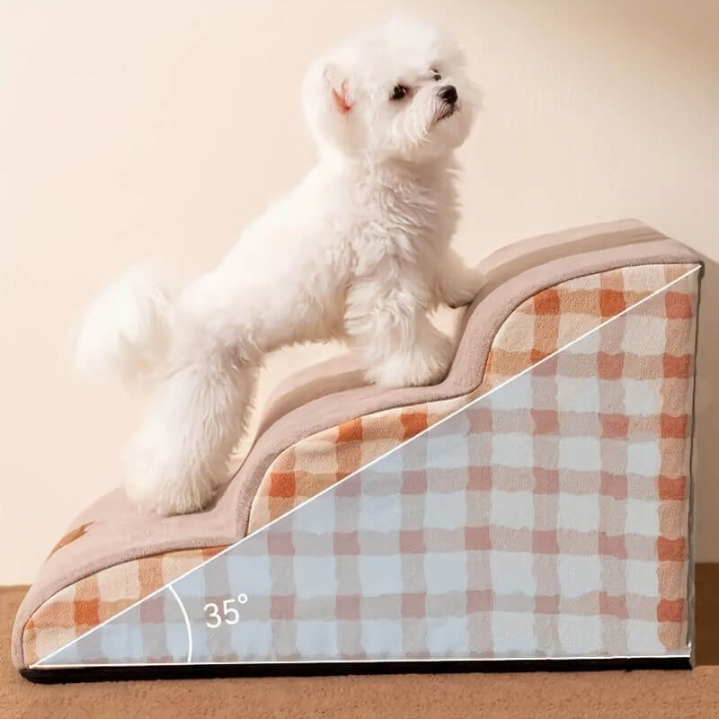 Plain Pattern Pet Climbing Ladder Removable Dog Stairs - Image 8