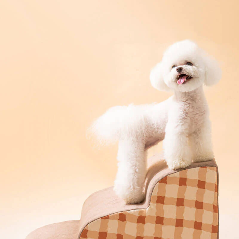 Plain Pattern Pet Climbing Ladder Removable Dog Stairs - Image 9