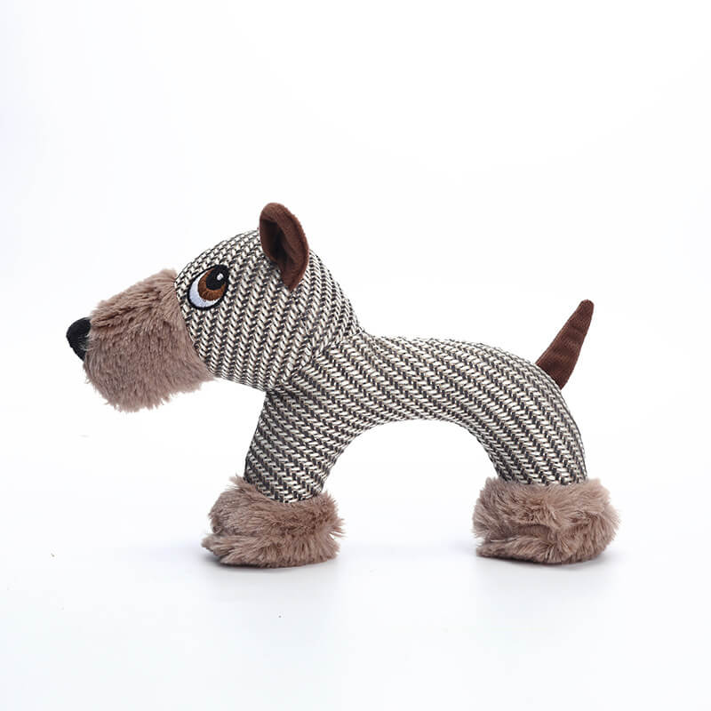 Animal Squeaky Plush Dog Toy - Image 11