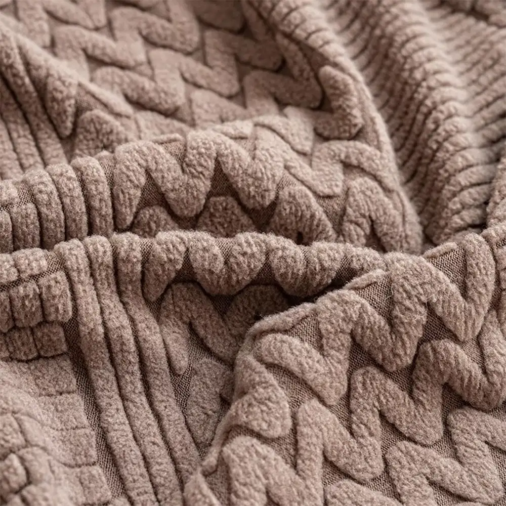 Polar Fleece Soft Antistatic Protection Sofa Stretch Full Wrap Couch Cover - Image 5