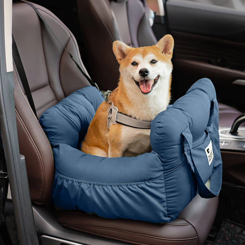 Portable Leisure Outing Pet Bolster Large Dog Car Seat Bed - Image 11