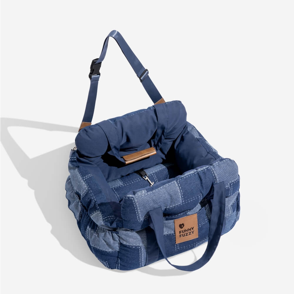 Portable Leisure Outing Pet Bolster Large Dog Car Seat Bed - Image 13