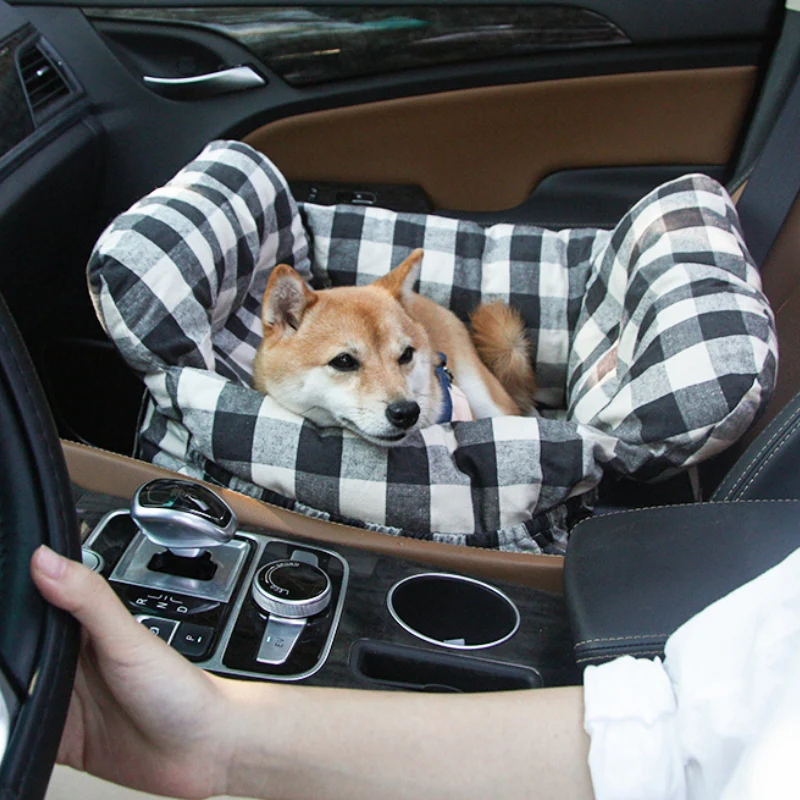 Portable Leisure Outing Pet Bolster Large Dog Car Seat Bed - Image 15