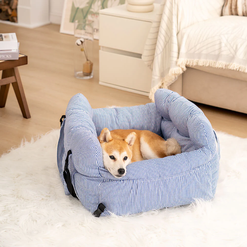 Portable Leisure Outing Pet Bolster Large Dog Car Seat Bed - Image 19