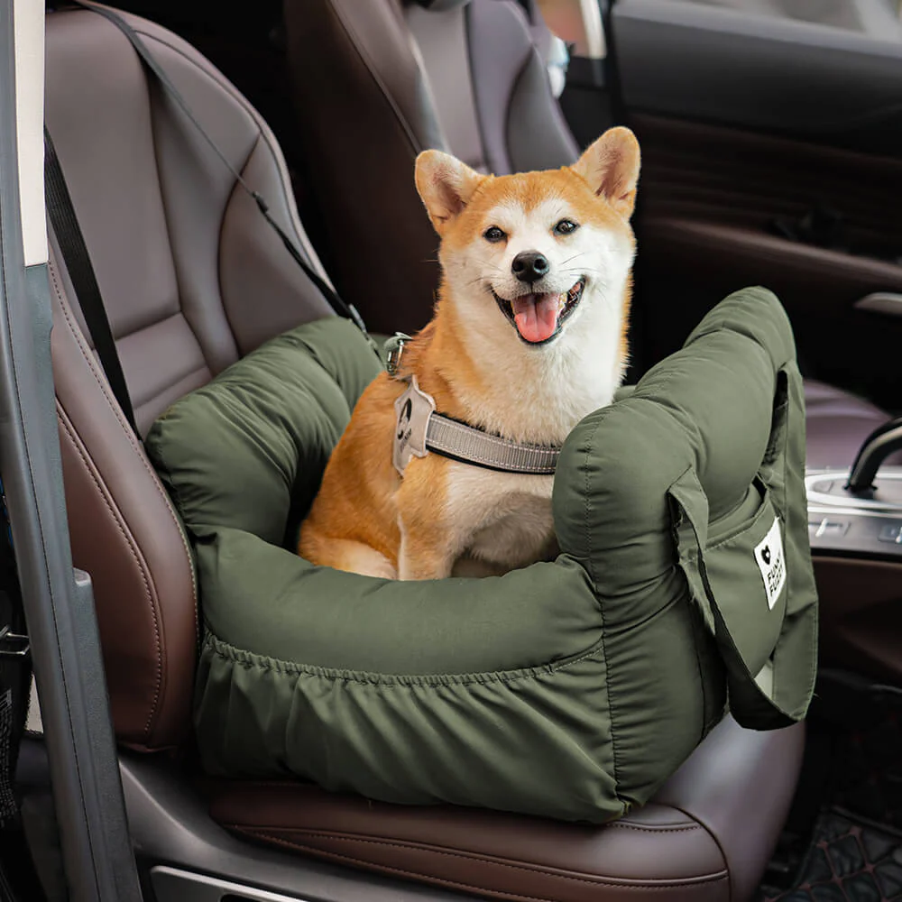 Portable Leisure Outing Pet Bolster Large Dog Car Seat Bed - Image 5