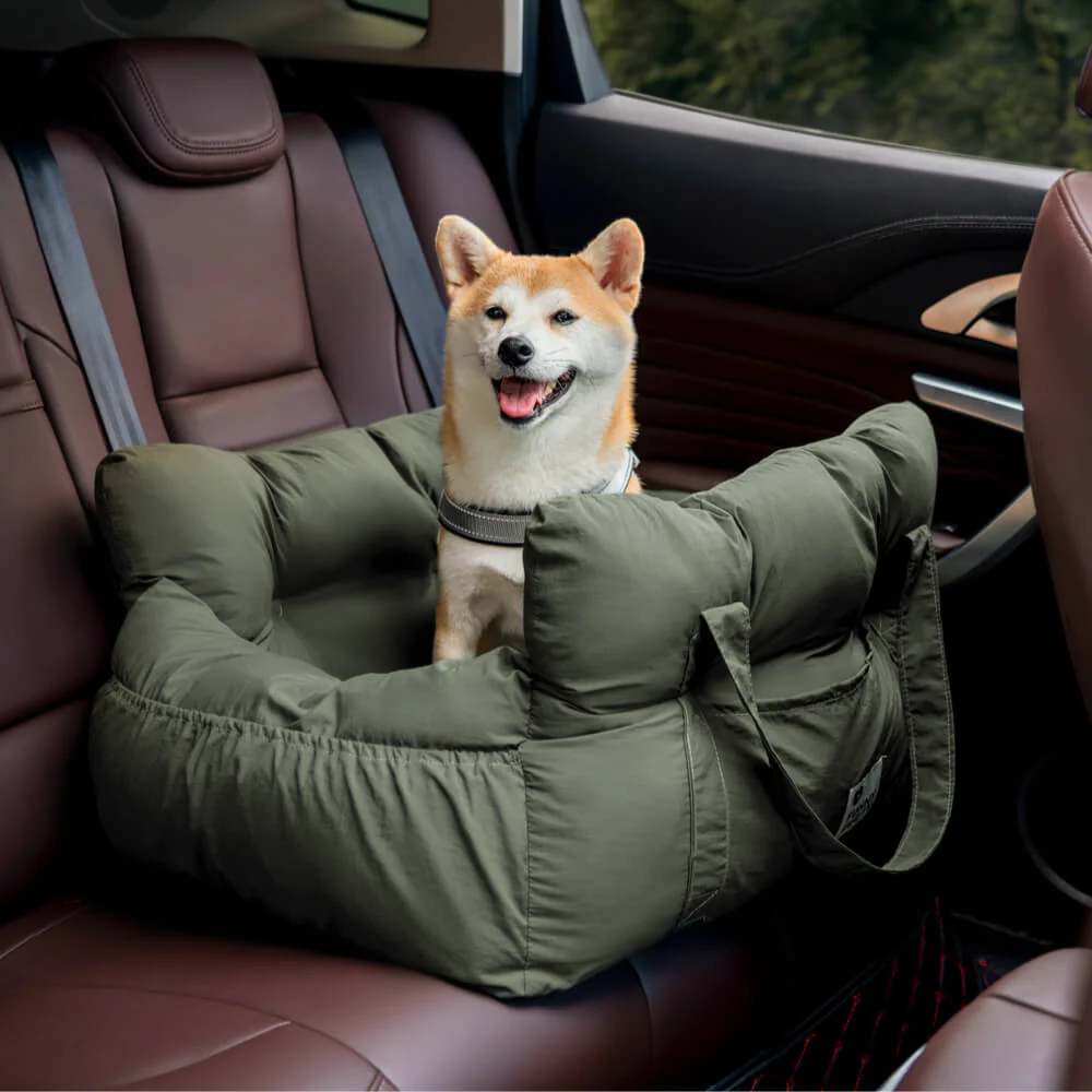 Portable Leisure Outing Pet Bolster Large Dog Car Seat Bed - Image 6