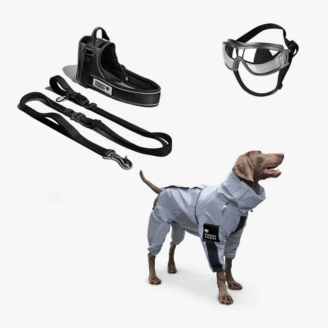 Reflective All-weather Waterproof Cool Dog Accessories Rain Coat - Image 17