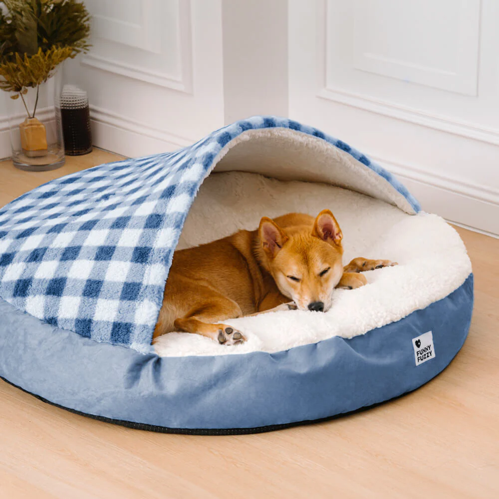 Round Canopy Dream Hideaway Dog Bed Pet Nest Bed - Image 19