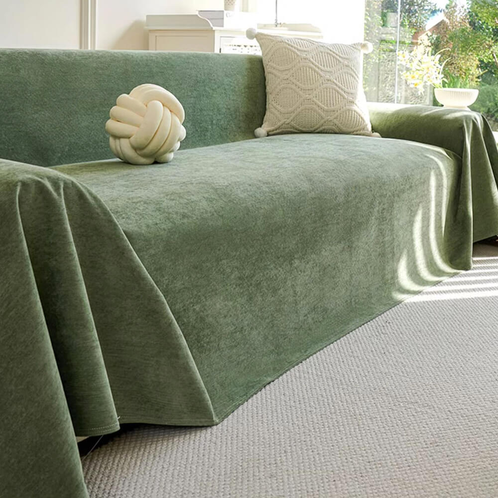 Soft and Waterproof Scratch-Resistant Non-Linting Throw Couch Cover - Image 11