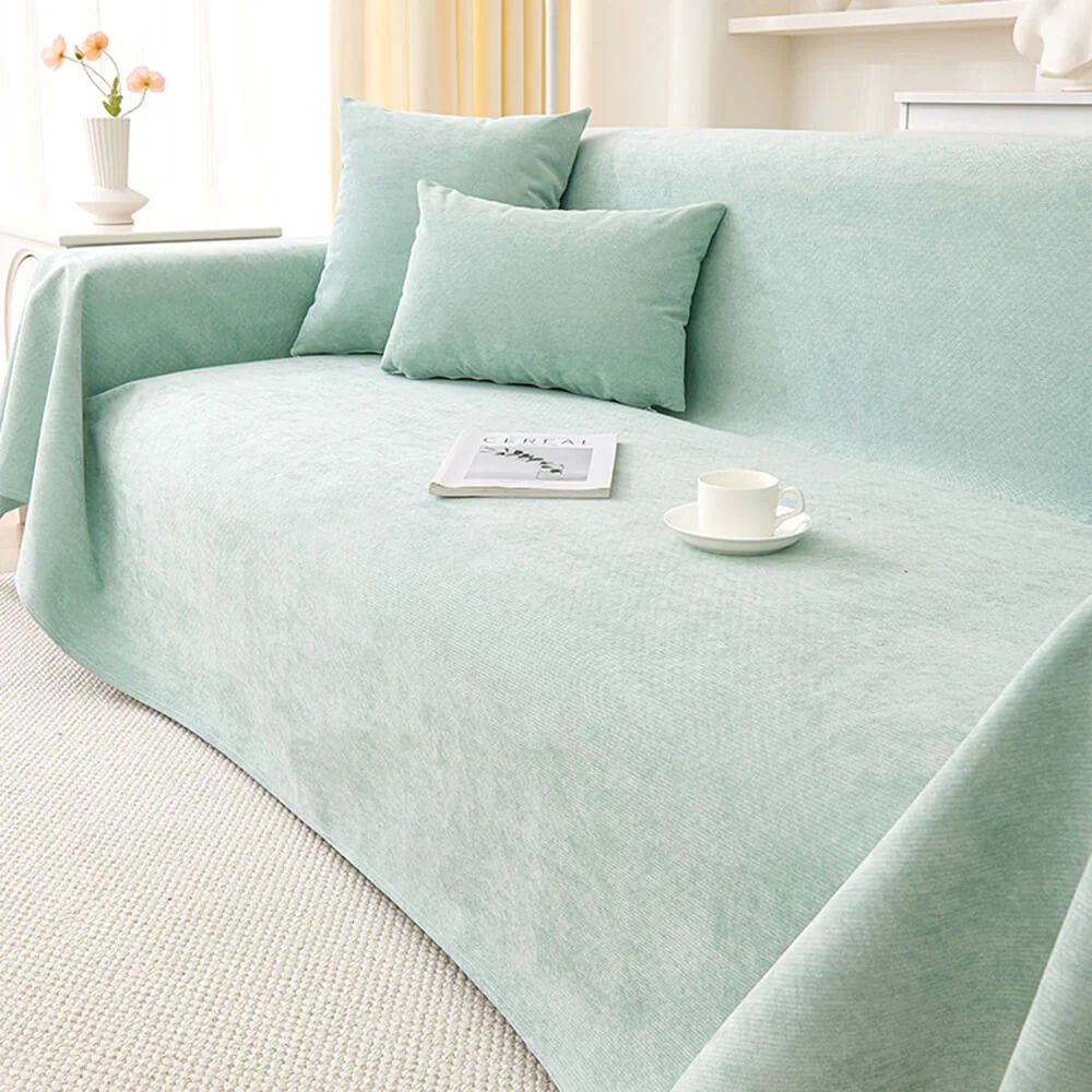 Soft and Waterproof Scratch-Resistant Non-Linting Throw Couch Cover - Image 16