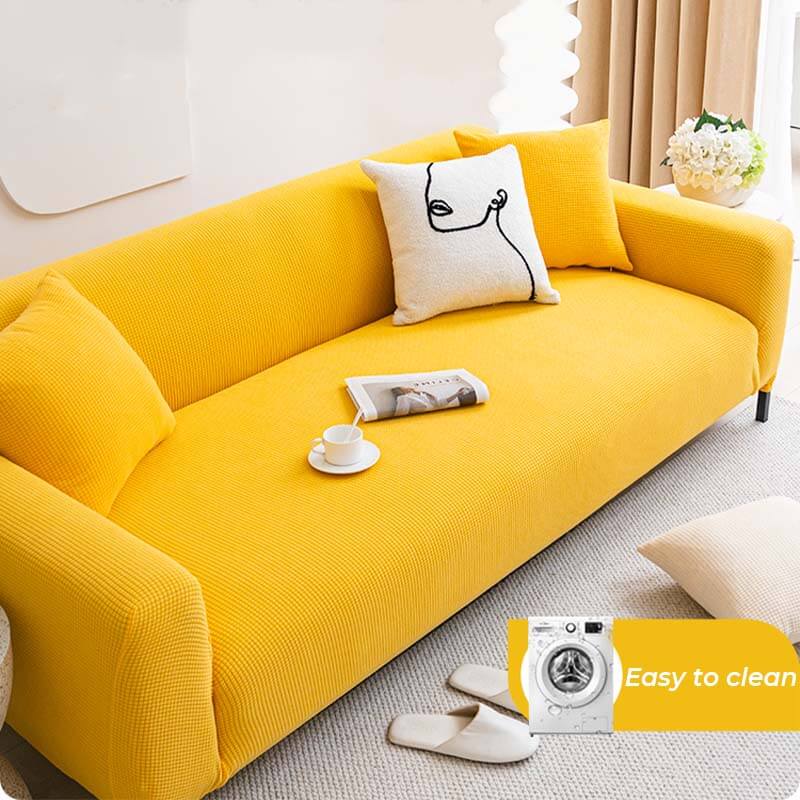 Soft Fleece Full-wrapped Furniture Protector Couch Cover - Image 5