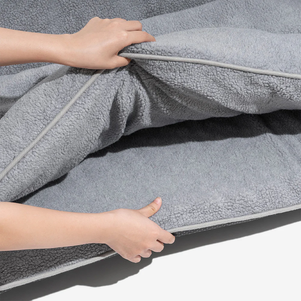 Soft Faux Lambswool Double Layer Dog & Cat Sofa Bed - Image 5