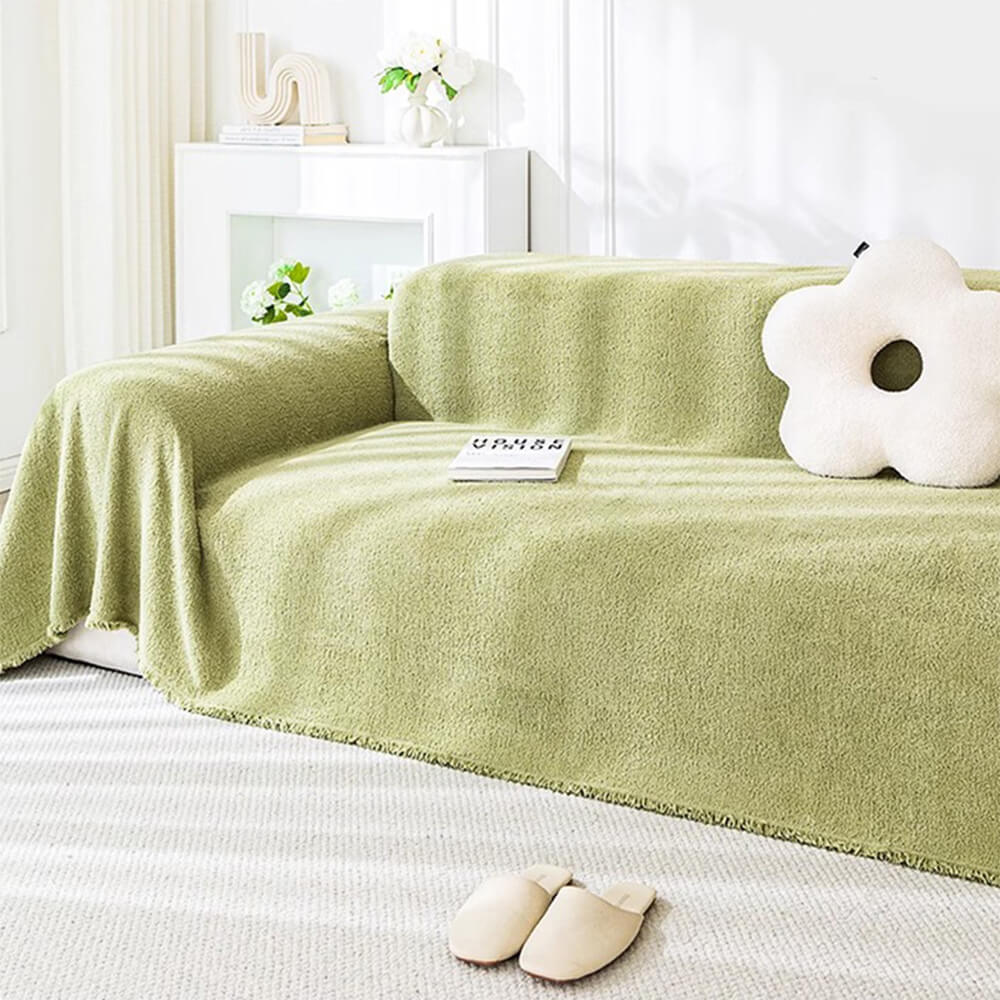 Soft Plush Water-resistant Multi-Purpose Furniture Protection Couch Cover - Image 11