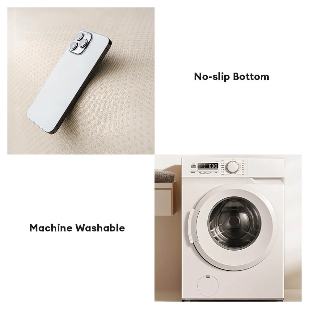 Soft Thickened Plush Couch Cover with Irregular Wave Edges - Image 7