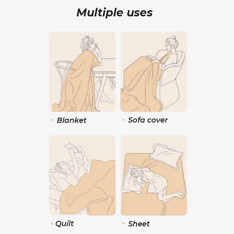 Solid Colour Fleece Furniture Protector Couch Cover - Image 8