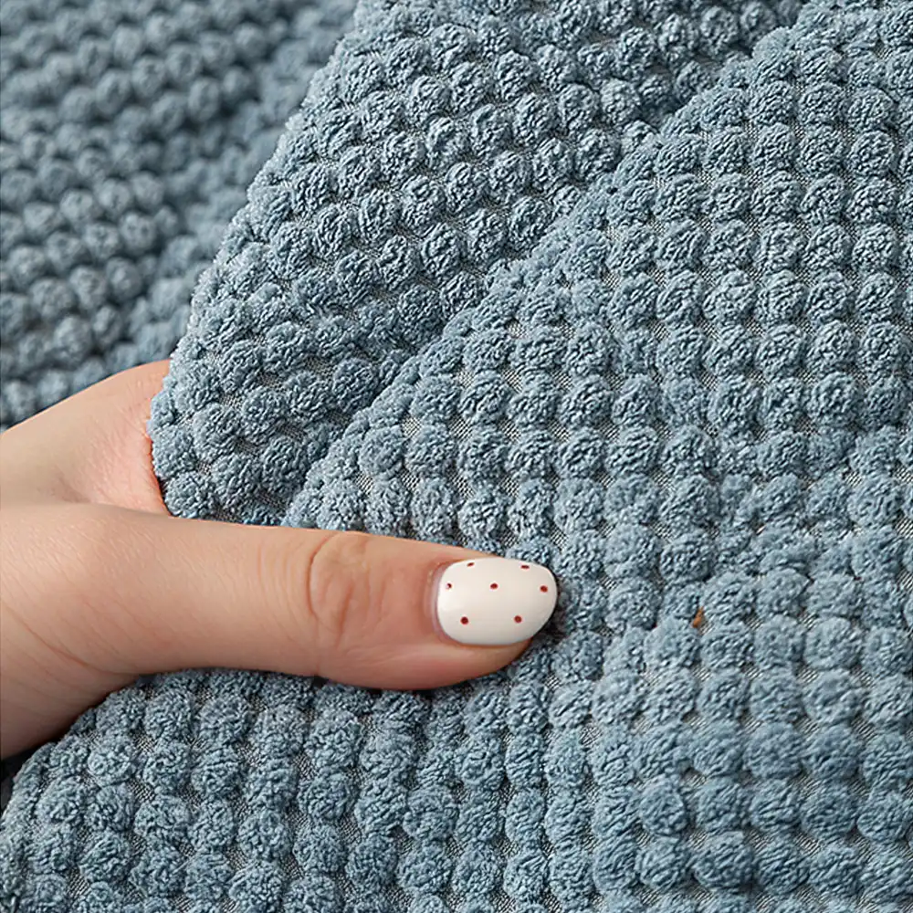 Square Corduroy Anti-Scratch Fabric Pet Friendly Non-Slip Couch Cover - Image 6