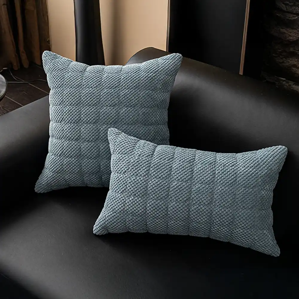 Square Corduroy Anti-Scratch Fabric Pet Friendly Non-Slip Couch Cover - Image 9