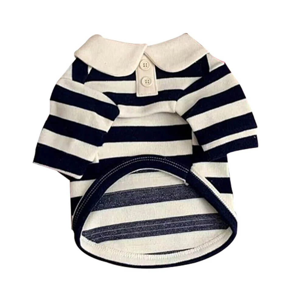 Classic Striped Polo Dog Shirts - Image 10