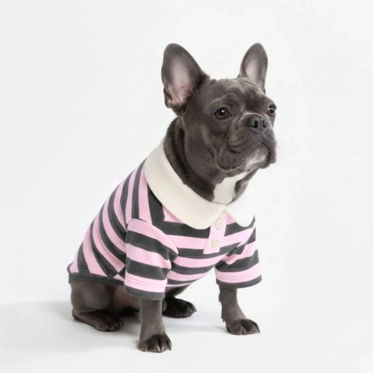 Classic Striped Polo Dog Shirts - Image 3