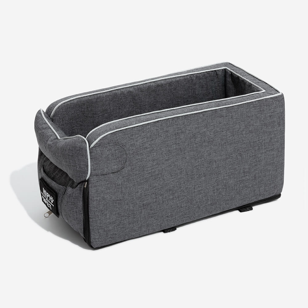 Suede Square Lookout Console Pet Car Seat - Image 11