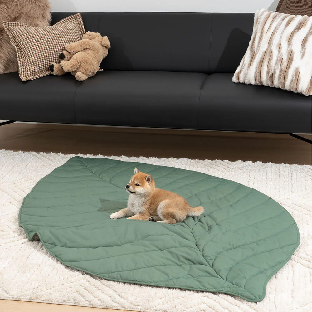 Super Large Leaf Shape Human Mat Dog Blanket - Image 13