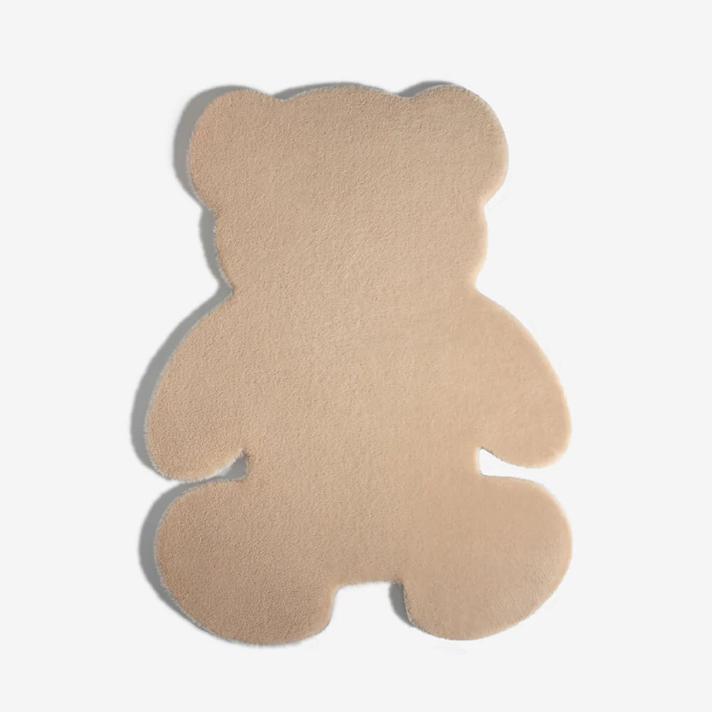 Teddy Bear Shaped Fluffy Large Pet Mat - Image 5