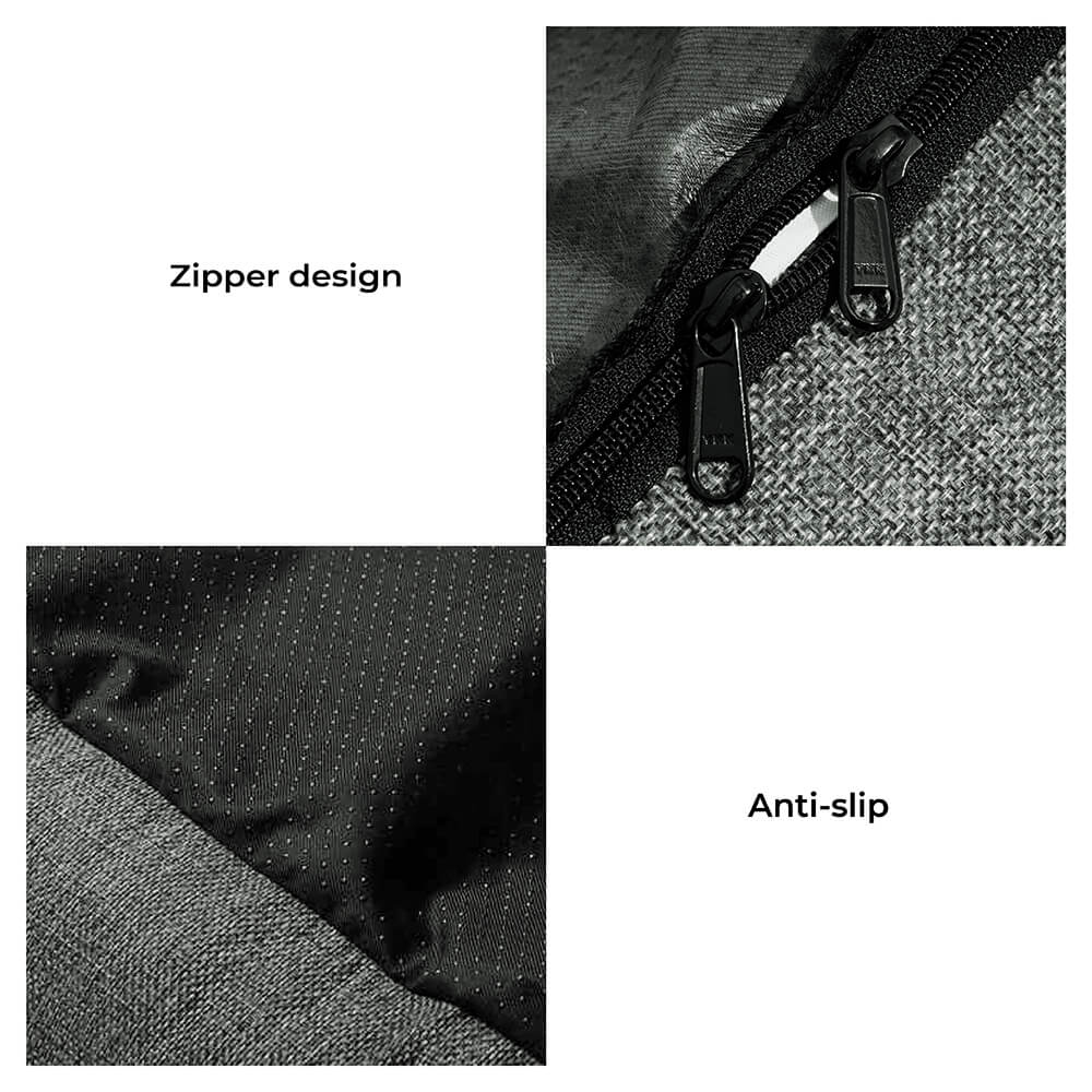 Travel Bolster Full Durable Washable Dog Car Back Seat Bed - Image 3