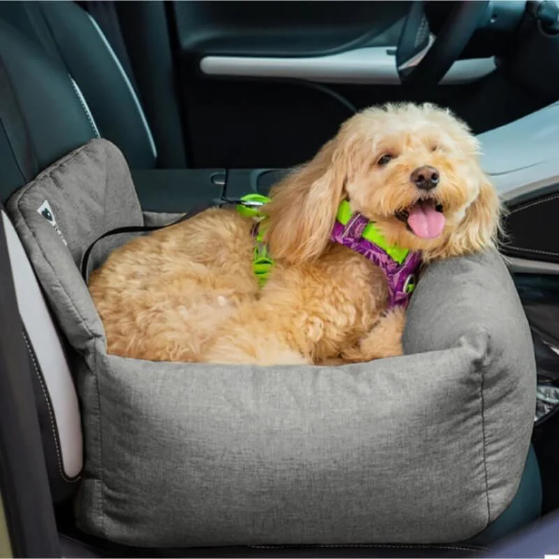 Travel Bolster Full Durable Washable Dog Car Back Seat Bed - Image 9