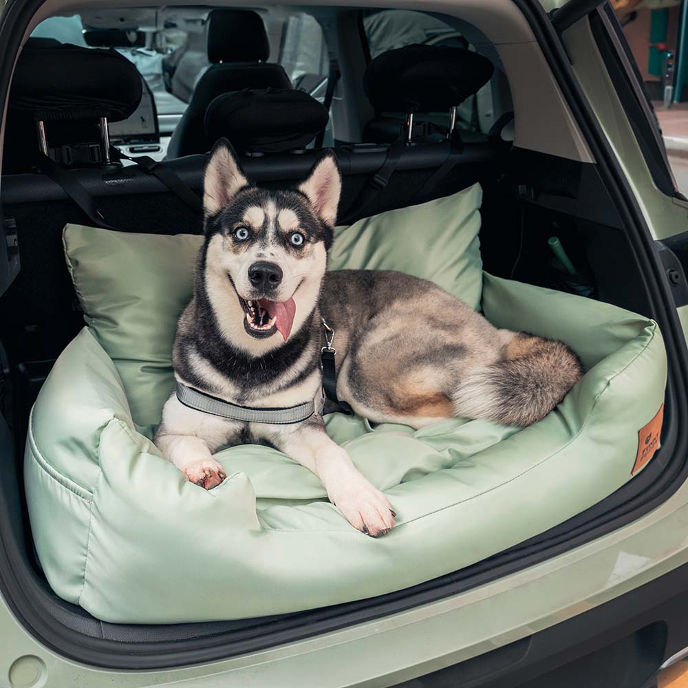 Travel Bolster Safety Waterproof Medium Large Dog Car Back Seat Bed - Image 20