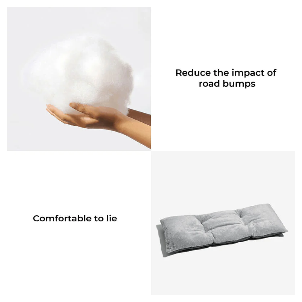 Travel Bolster Safety Waterproof Medium Large Dog Car Back Seat Bed - Image 6