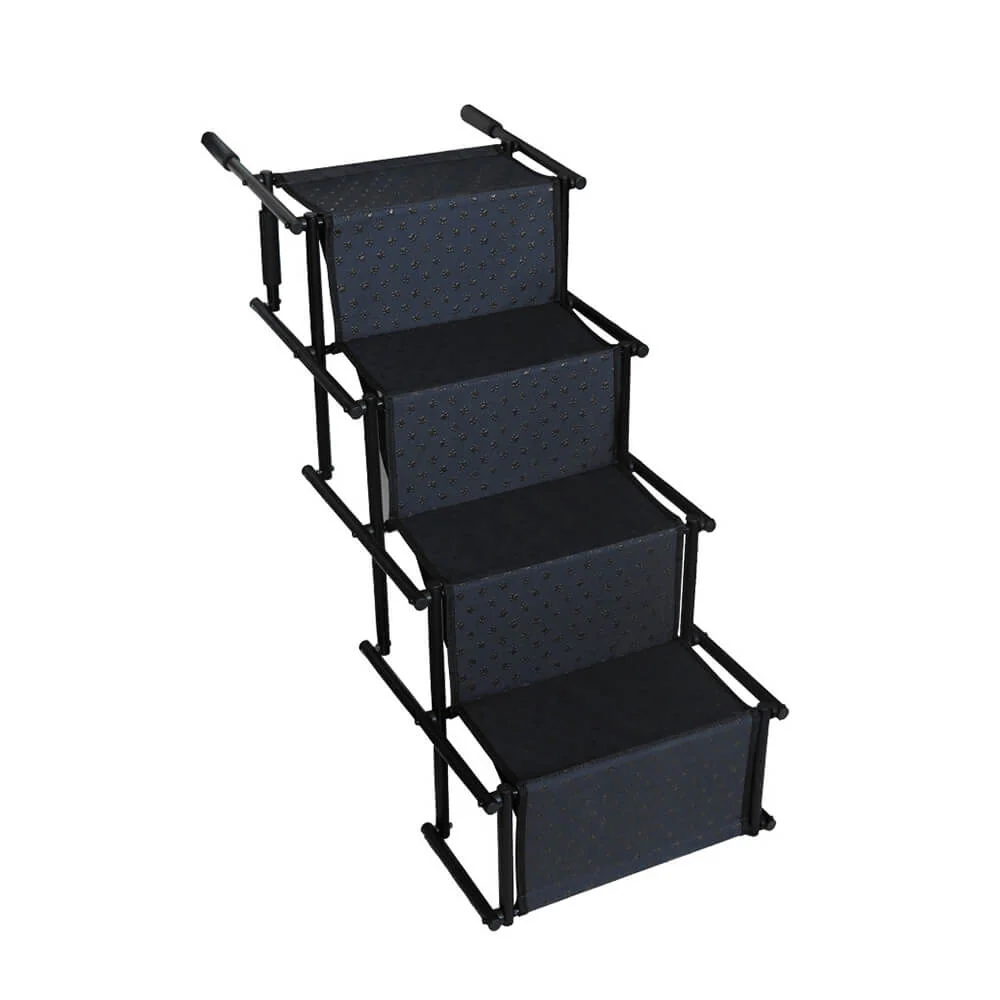 Travel Portable Foldable 4-Steps Non-Slip Dog Car Stairs - Image 7
