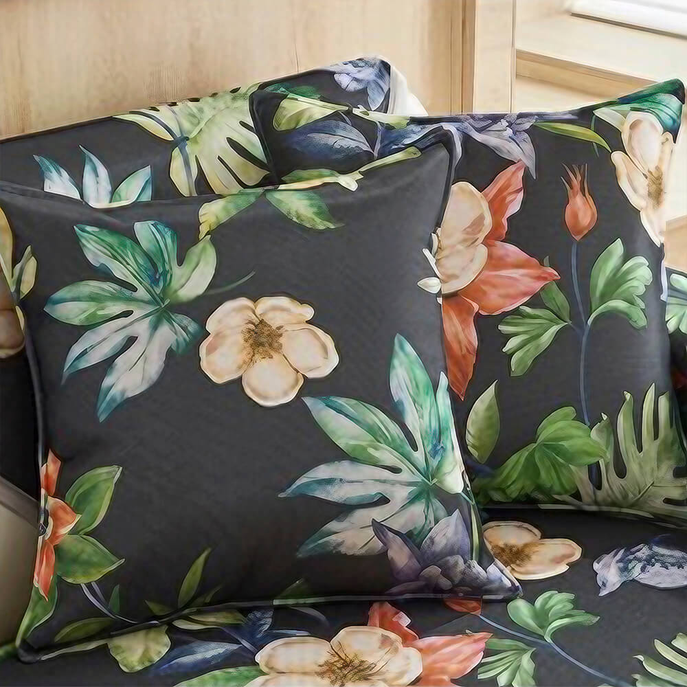Tropical Leaves Cooling Non-slip Sectional Couch Cover - Image 3