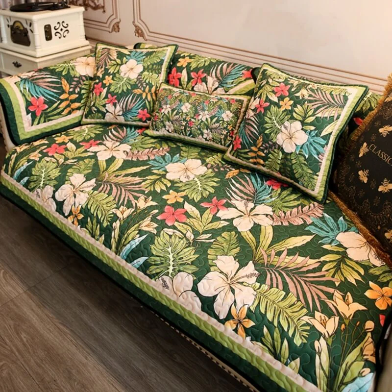 Tropical Rainforest Sofa Anti-Scratch Protective Mat Couch Cover - Image 8