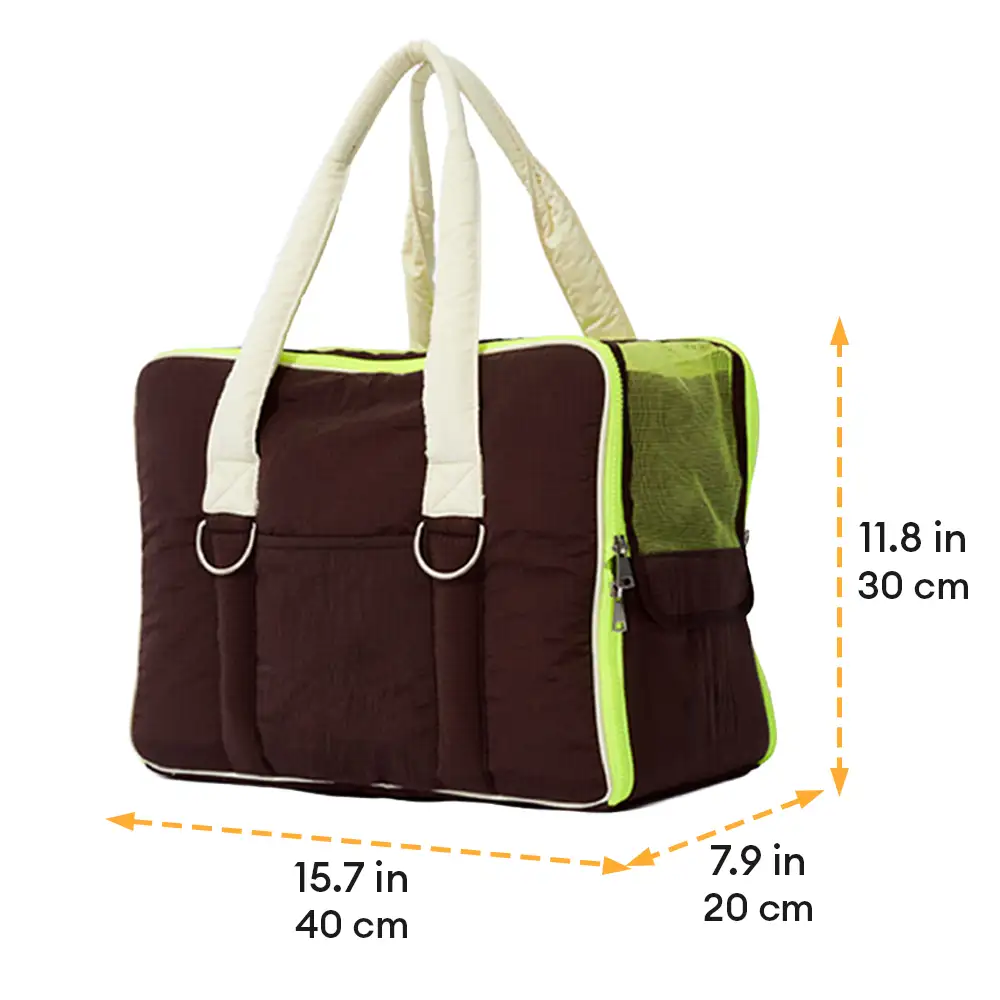 Urban Commuter Color-Block Multi-functional Pet Carrier Bag - Image 7