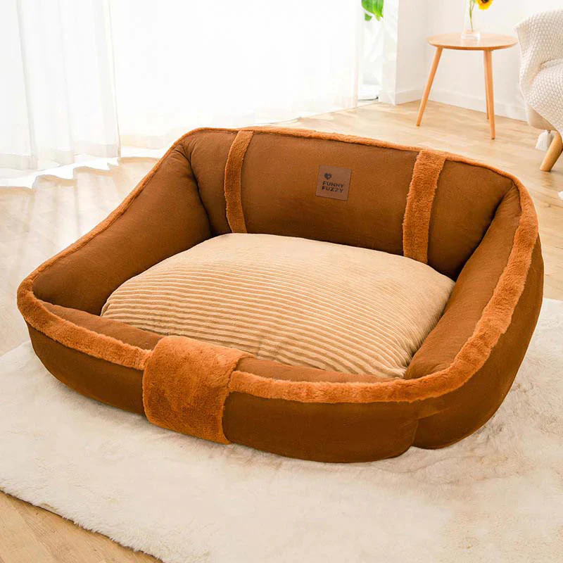 Vintage Large Cozy Calming Sofa Dog Bed - Image 20