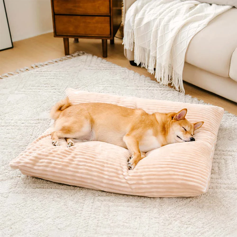 Vintage Large Cozy Calming Sofa Dog Bed - Image 6