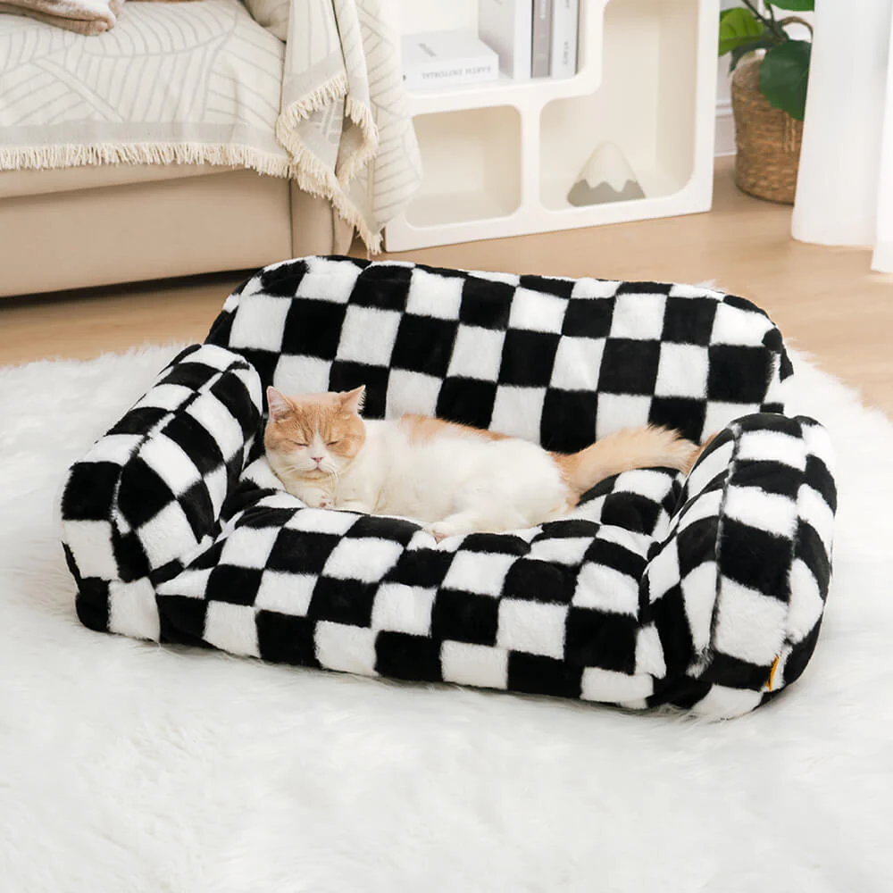 Vintage Leisure Diamond Dog & Cat Sofa Bed - Image 13