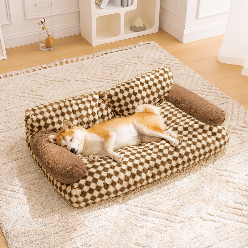 Vintage Leisure Diamond Dog & Cat Sofa Bed - Image 19