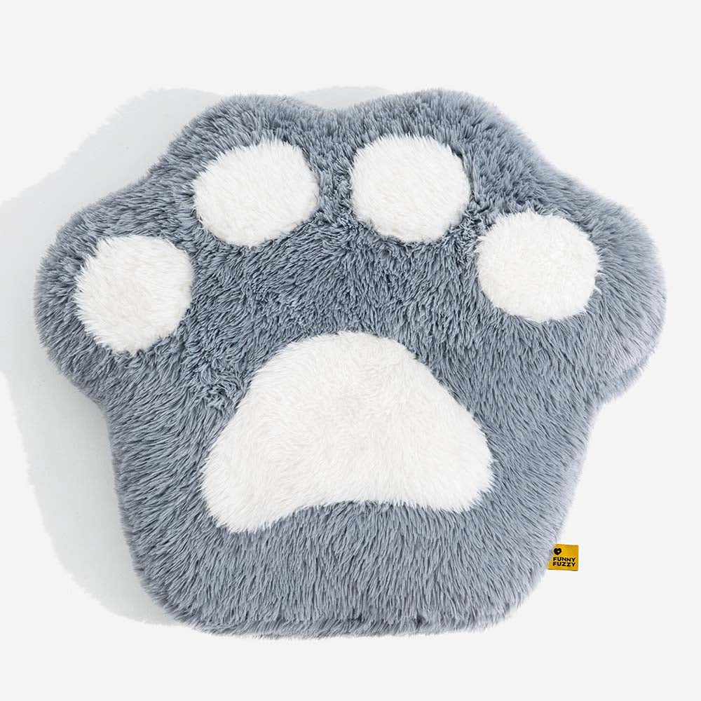 Washable Fluffy Non-Slip Cozy Cat Bed-Paw Spot - Image 8