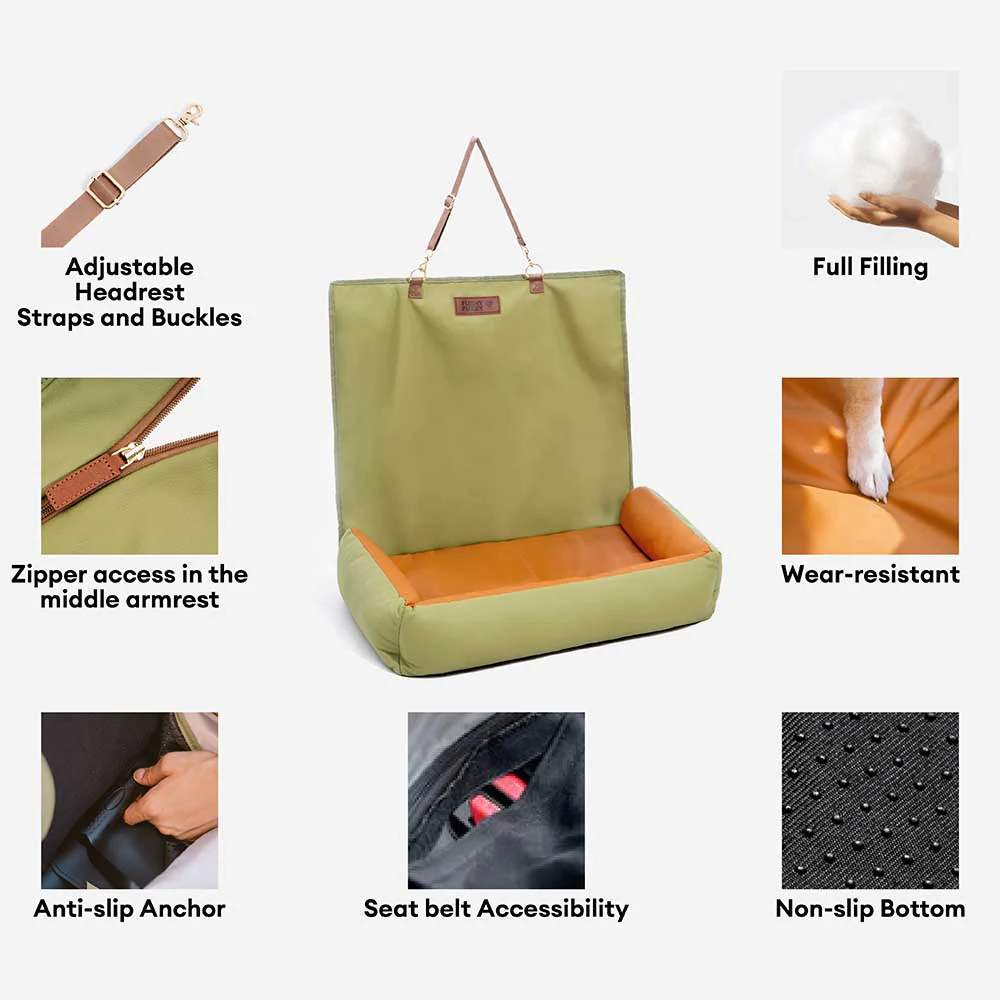 Waterproof Anti-Slip Large Dog Car Seat Cover-Urban Voyager - Image 4