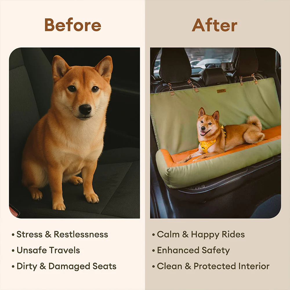 Waterproof Anti-Slip Large Dog Car Seat Cover-Urban Voyager - Image 7