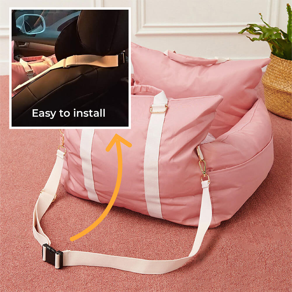 Waterproof Dog Car Seat Bed - First Class - Image 12