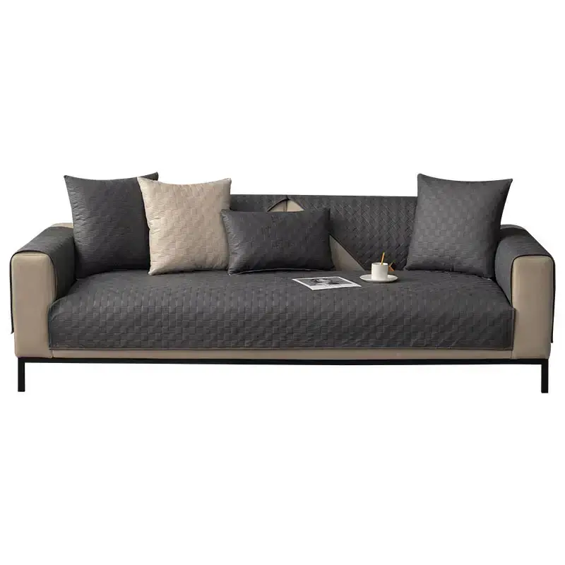 Water-resistant Leathaire Fabric Sofa Cover Furniture Protection Couch Cover - Image 15