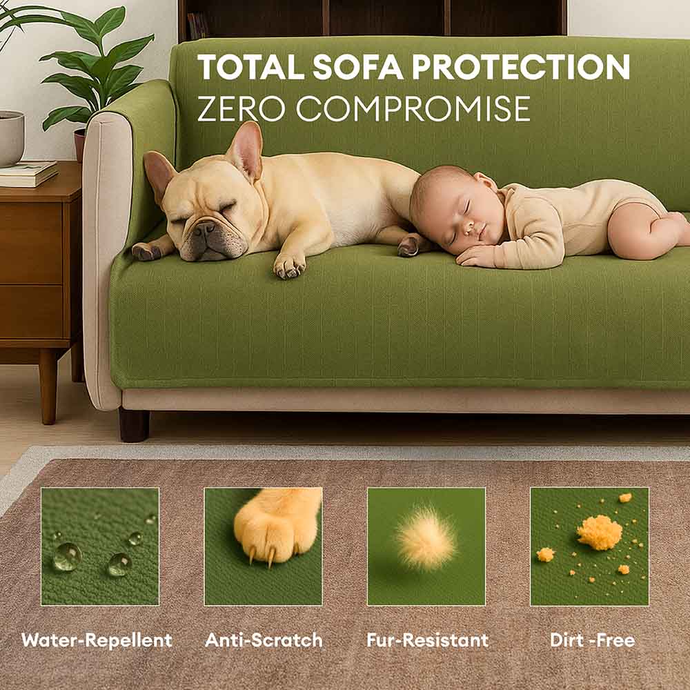 Waterproof Non-Slip Furniture Protector Pet Couch Cover-Slipsafe - Image 3