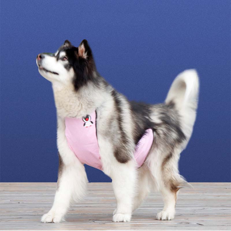 Waterproof Plaid Pet Slobber Bib Dog Belly Cover - Image 12